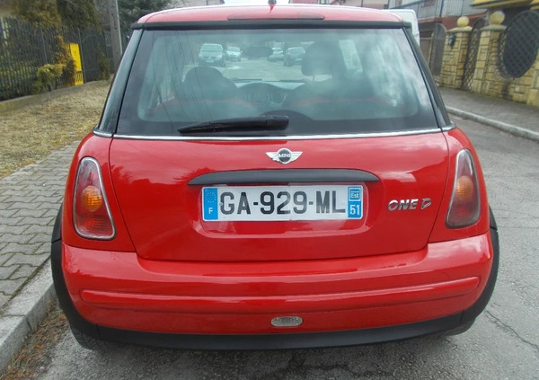 MINI ONE cena 9900 przebieg: 271200, rok produkcji 2003 z Krosno Odrzańskie małe 121